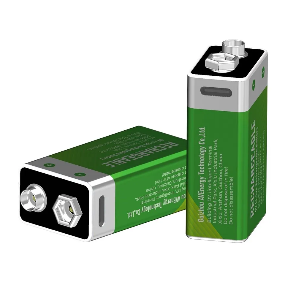 Usb Rechargeable 9 Volt Battery